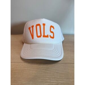 Otto Tennessee Vols Trucker Hat White Orange Foam Mesh Snapback Cap 39-165